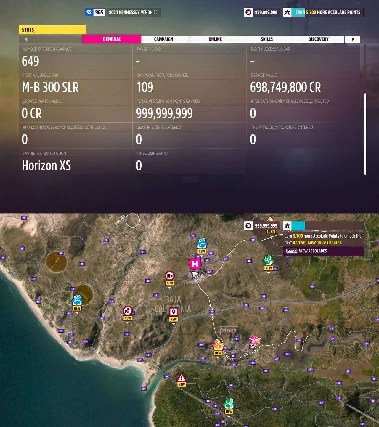 تعديل حساب فورزا الشخصي ( PC + XBOX )