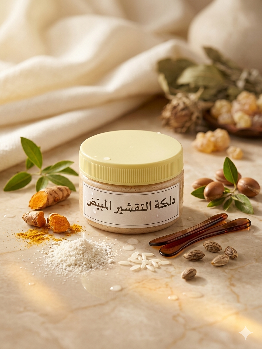 دلكة التقشير المبيض المركزة