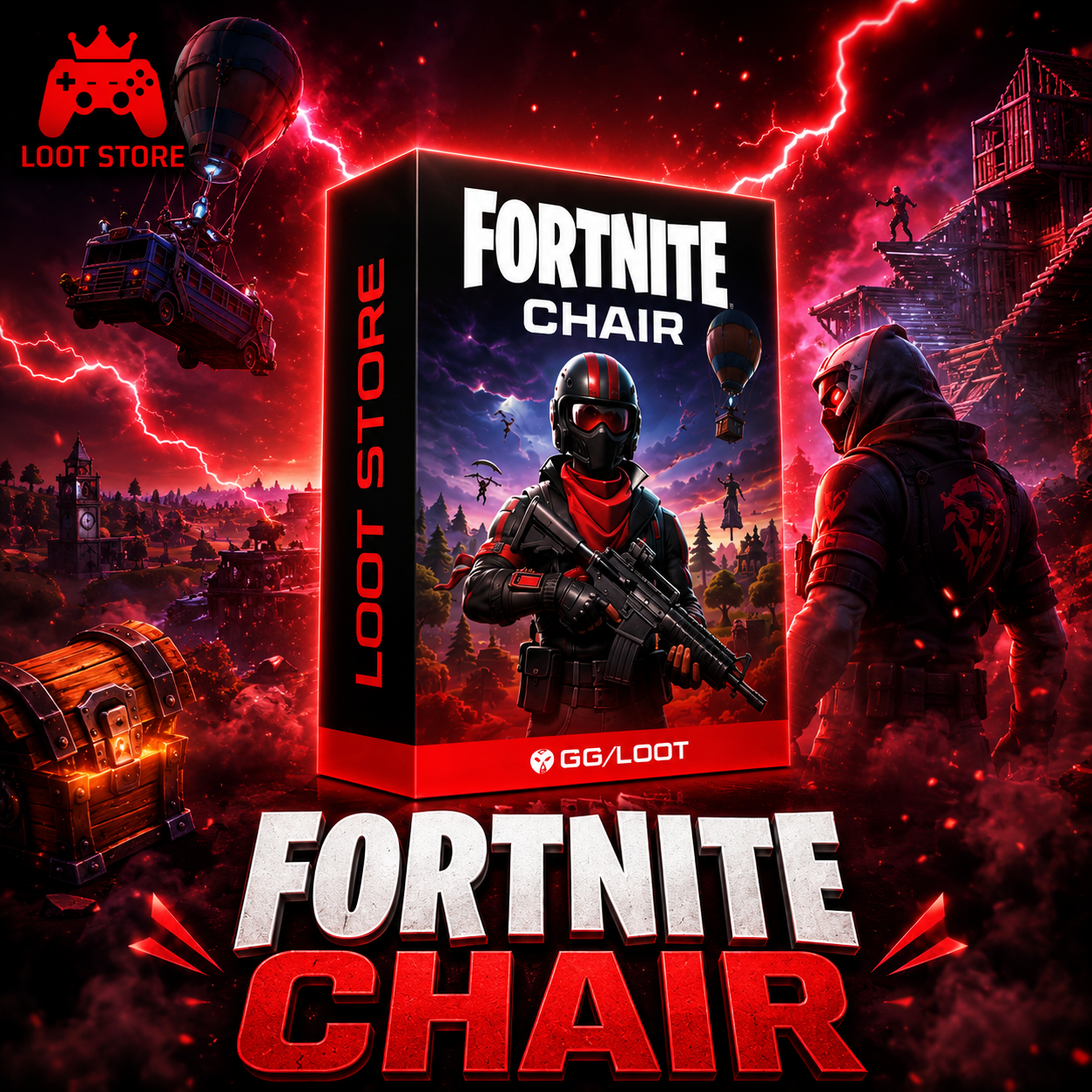 FORTNITE chair day/كرسي فورت نايت يوم واحد فقط