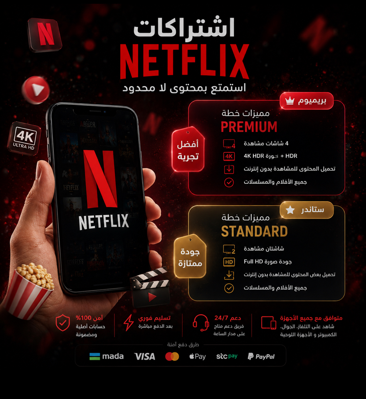 Netflix accounts 