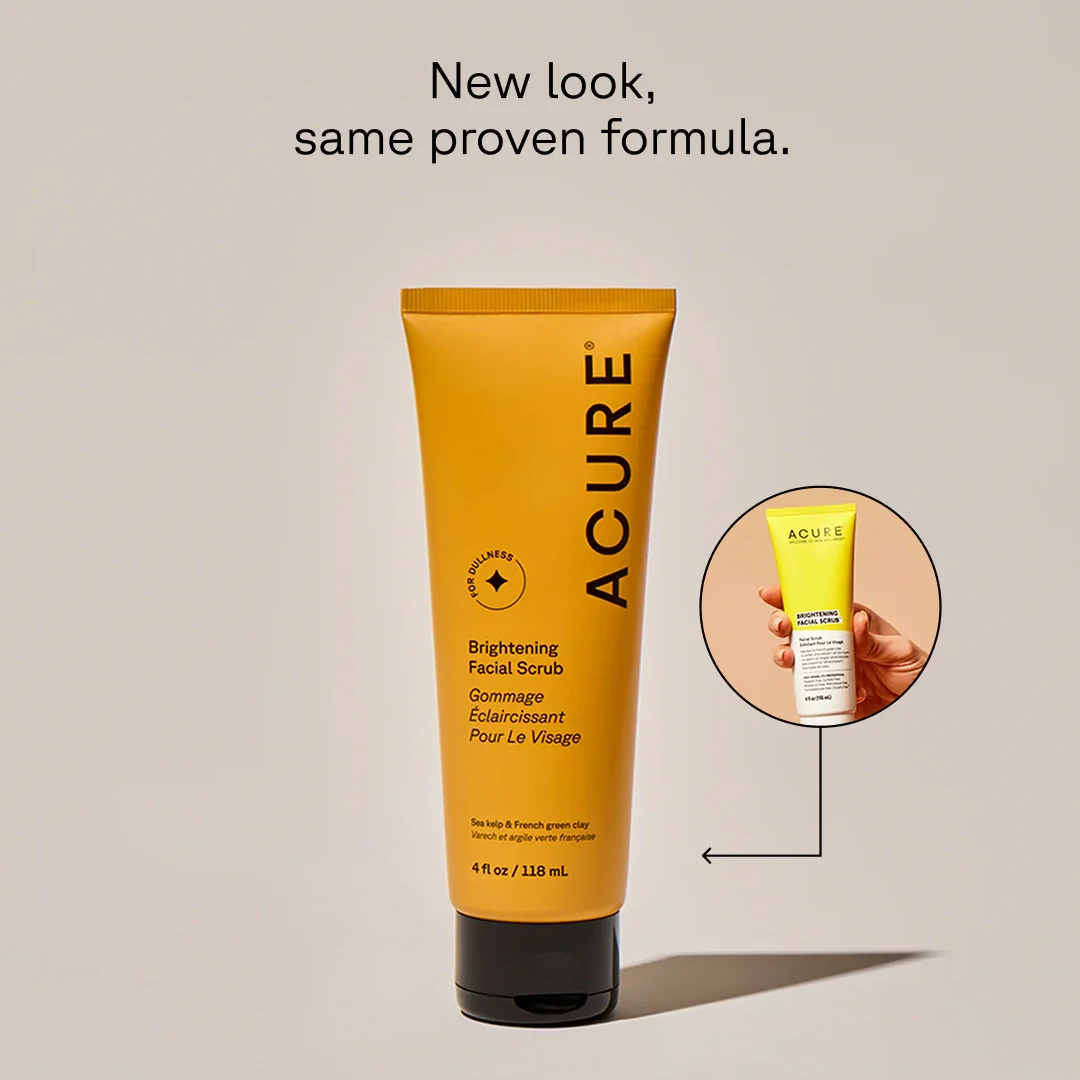 Acure Brightening Facial Scrub - 118m