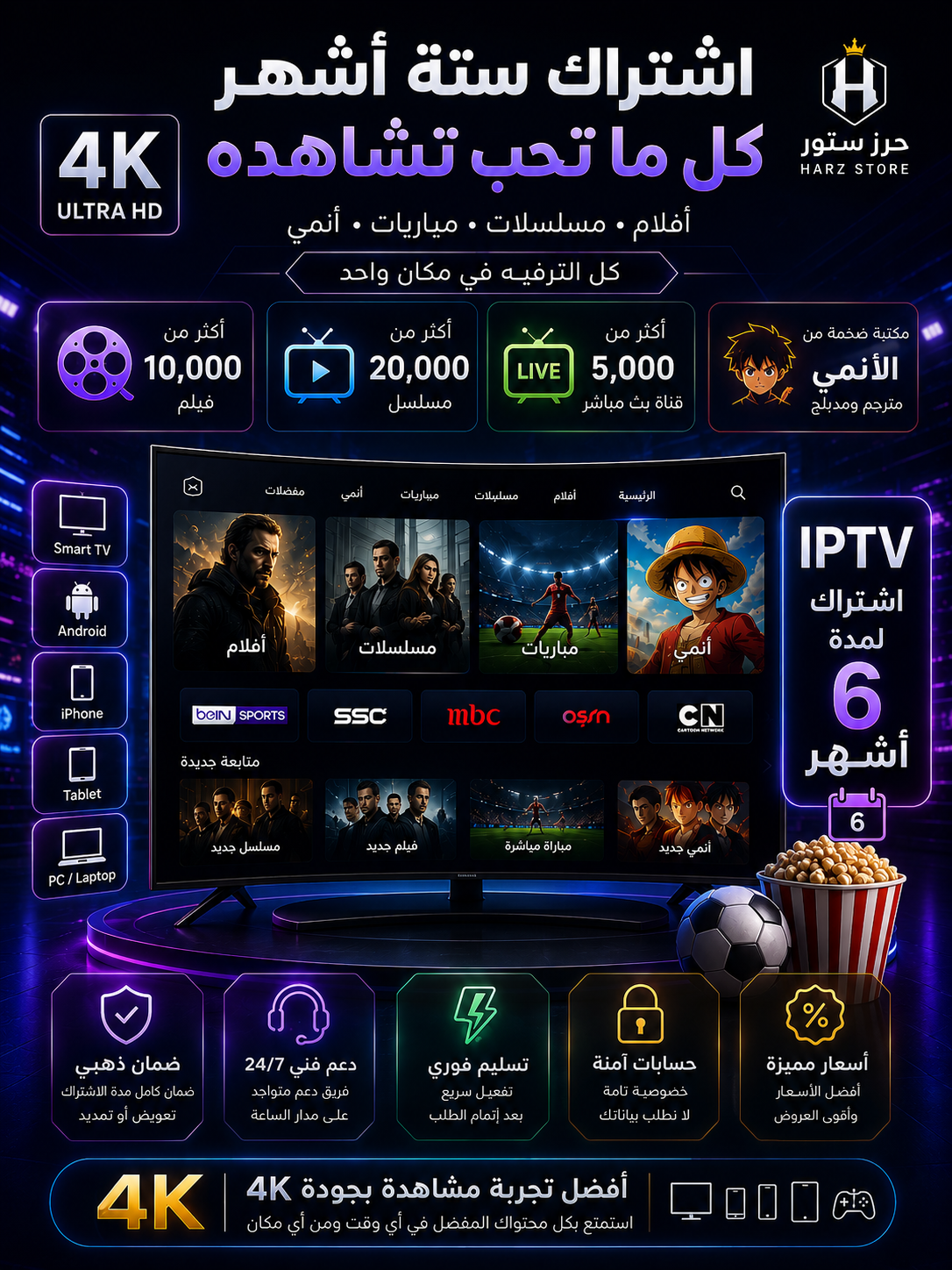 IPTV - 6 Months