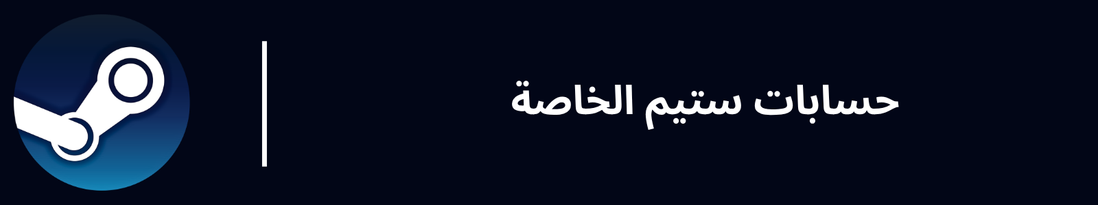 حسابات ستيم الخاصة